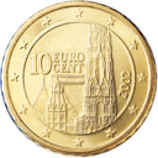 La moneta ausdtriaca da 10 centesimi