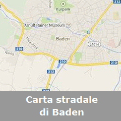 Carta stradale online di Baden