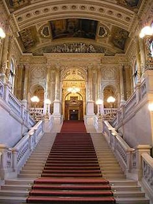 All'interno del Burgtheater di Vienna