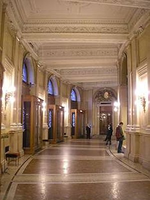All'interno del Burgtheater di Vienna