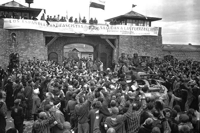 La liberazione del campo di concentramento di Mauthausen