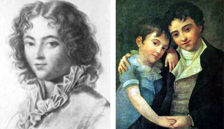 Constanze Weber (1762-1842) e i due figli