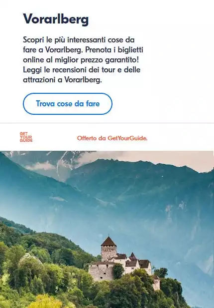Vorarlberg - visite, tour, attivit