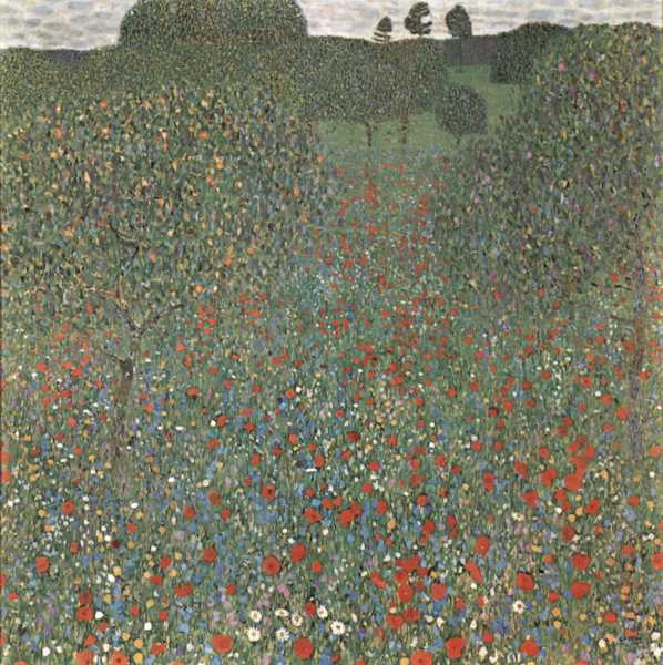 Klimt: Campo di papaveri