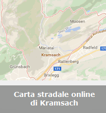 Carta stradale online di Kramsach