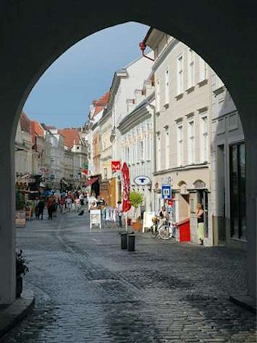 La "Obere Landstrae", via principale della citt