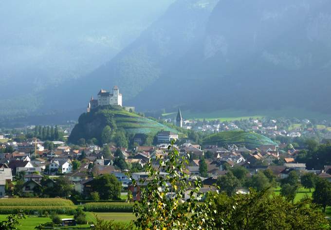 Il castello medievale di Gutenberg, a Balzers