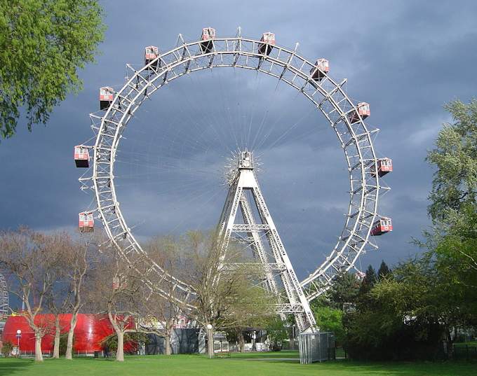 La ruota gigante nel Prater