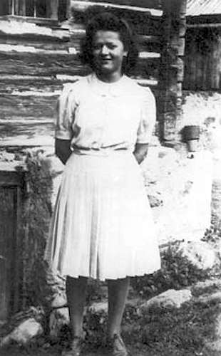Katharina Golob, diciottenne di Villacco unitasi ai partigiani e caduta nel 1945