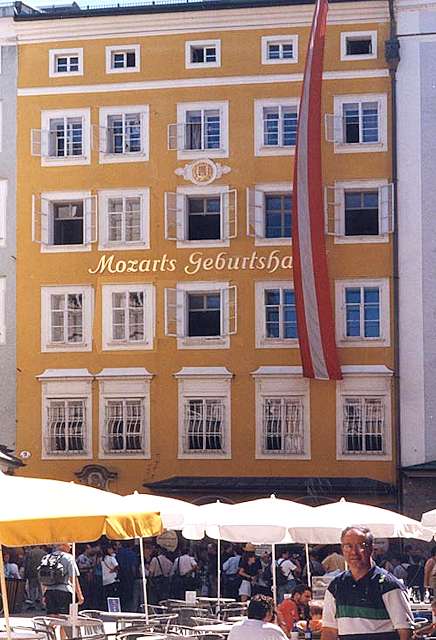 La casa natale di Mozart nella Getreidegasse