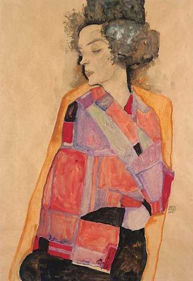 Egon Schiele: Ritratto di Gerti Schiele (sorella di Egon Schiele)