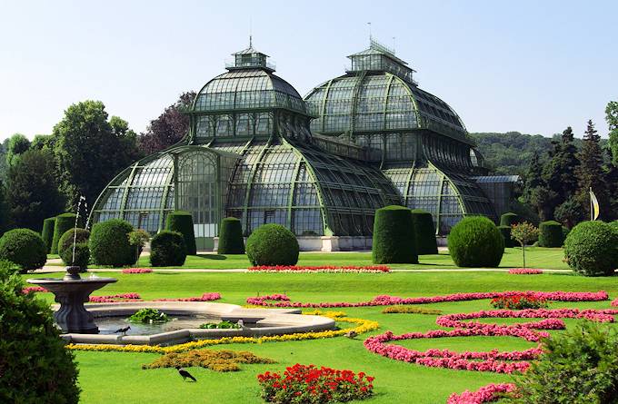 Il castello di Schnbrunn - il parco