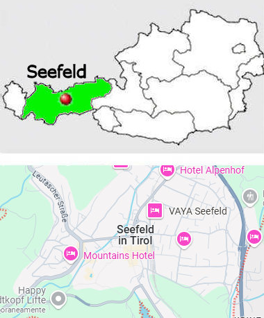 Carta stradale online di Seefeld