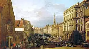 Vienna nel '700 - dipinta da Bernado Bellotto