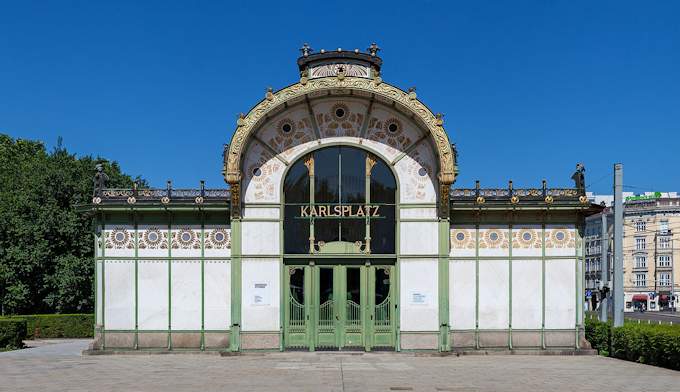 Karlsplatz - Il padiglione della metropolitana