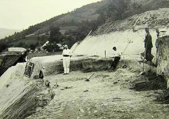 Il luogo del ritrovamento della statuetta nel 1908